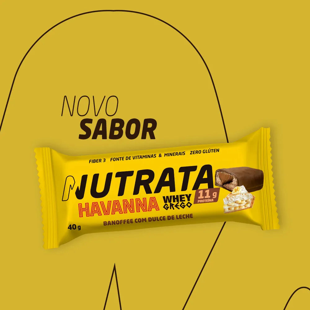 Whey Grego Barra - Banoffee Com Doce De Leite 40g