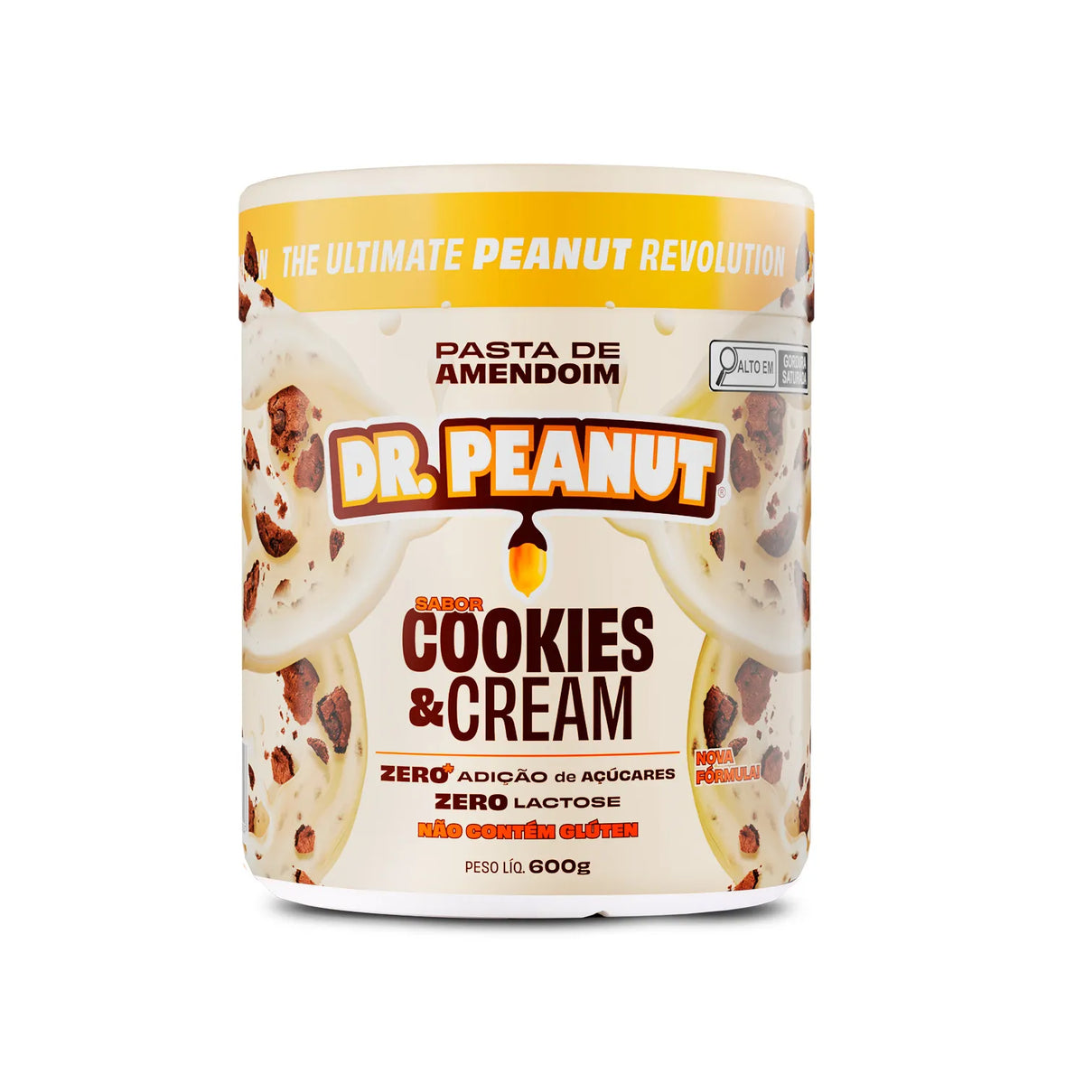 Pasta de amendoim sabor Cookies & Cream