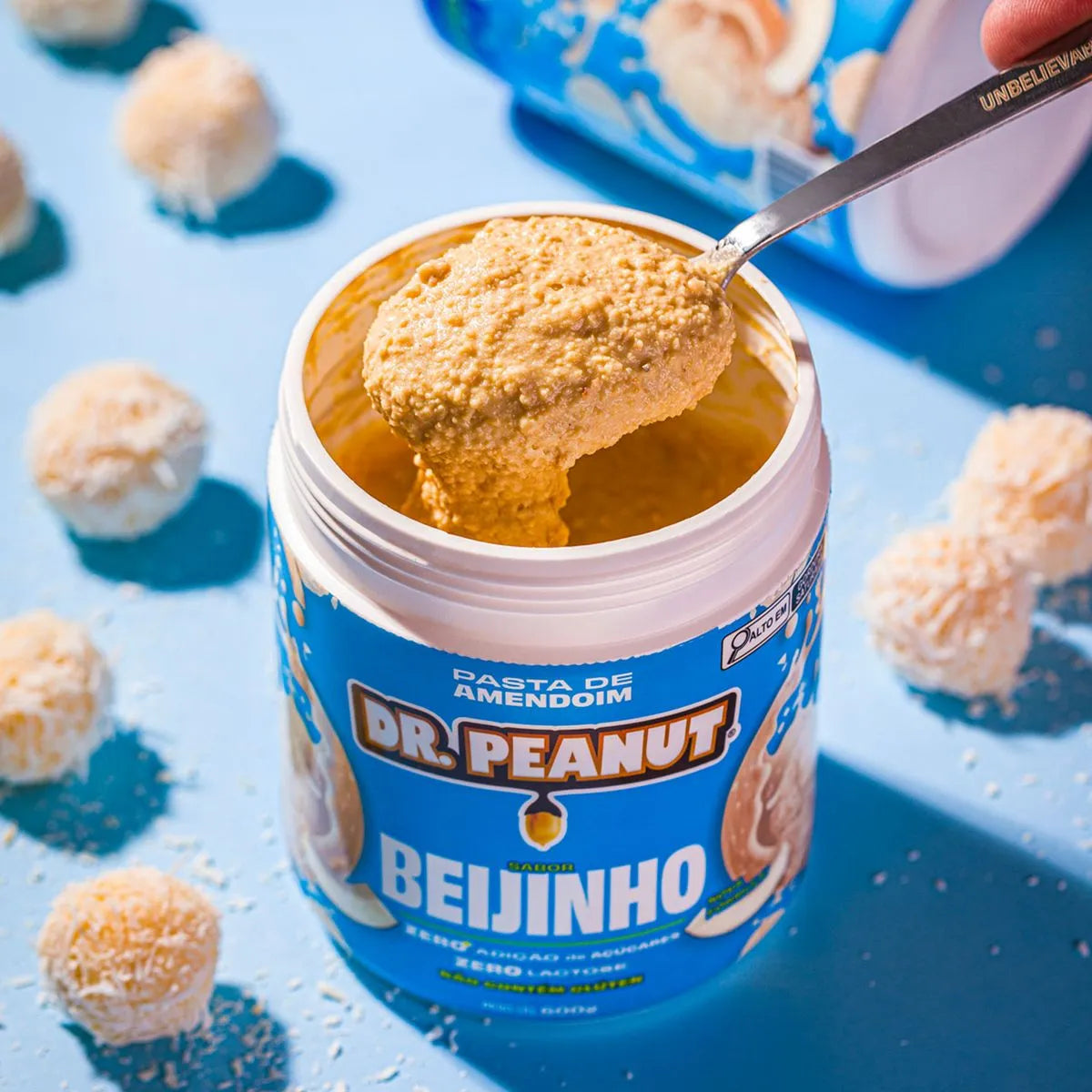 Pasta de amendoim sabor Beijinho