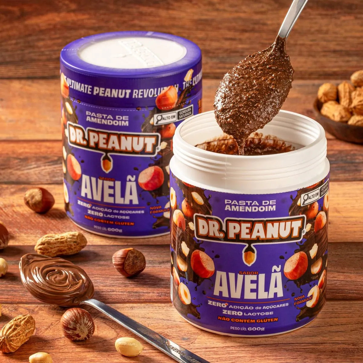 Pasta de amendoim sabor Avelã
