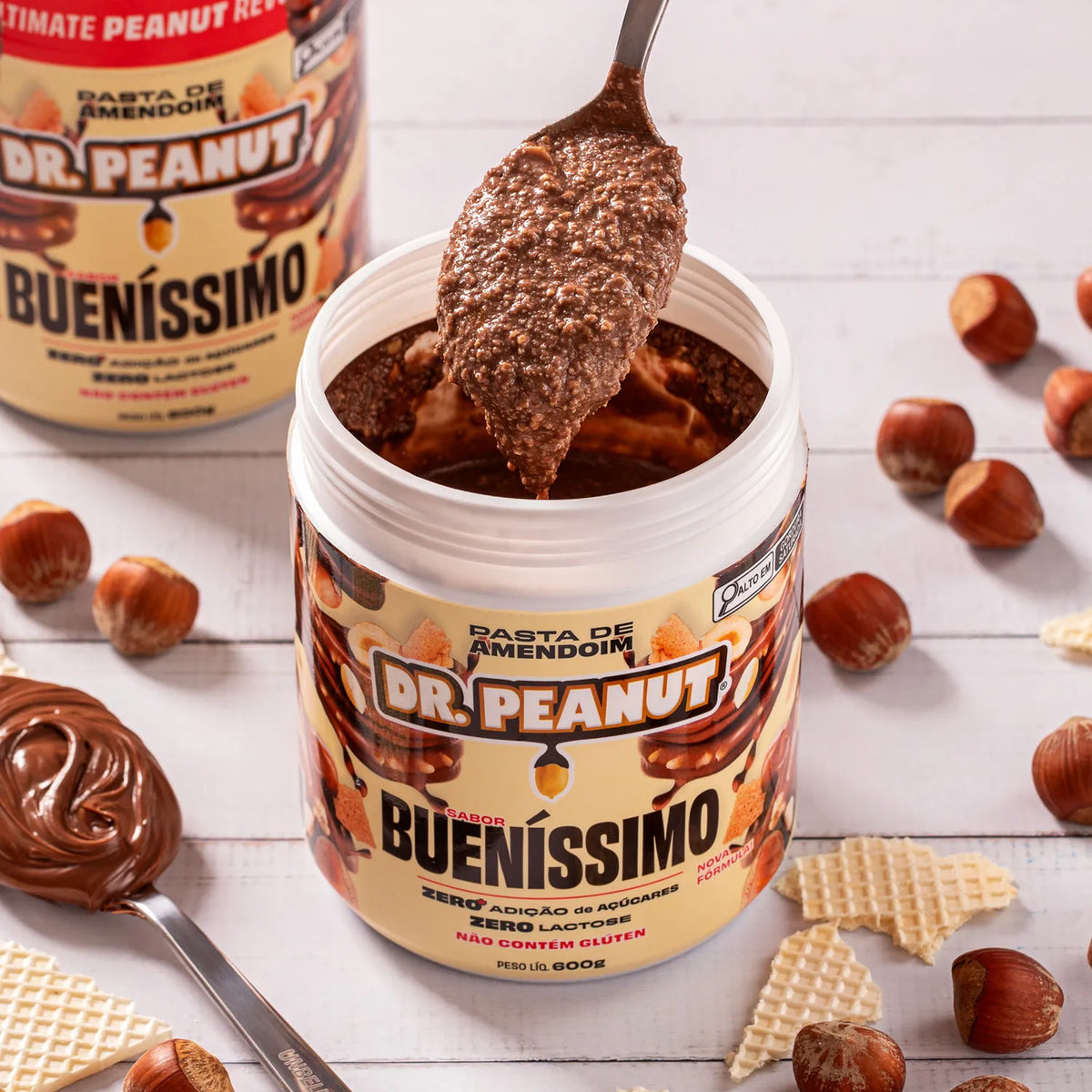 Pasta de amendoim sabor Bueníssimo