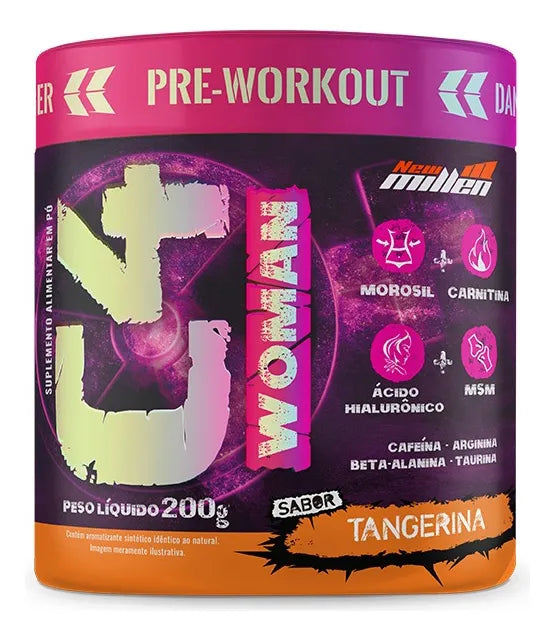 C4 Woman Pre Treino 200g - Tangerina
