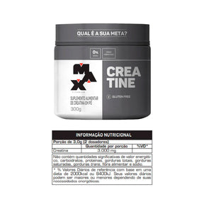 Creatina Monohitratada Pote 300g - Max Titanium