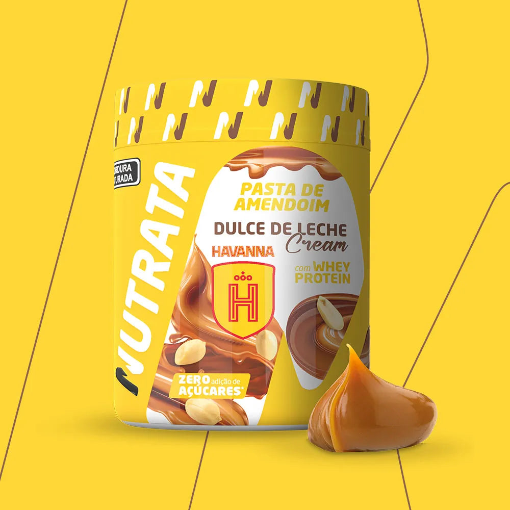 Nutrata Pasta de Amendoim 600g - Dulce de Leche Cream Havanna