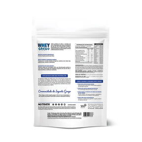 Whey Grego Nutrata Morango com Chantily Pouch 900g