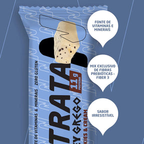 Nutrata Whey Grego 40G Barras - COOKIES & CREAM