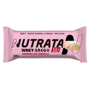 Whey Grego Bar Morango Com Chantilly 40g