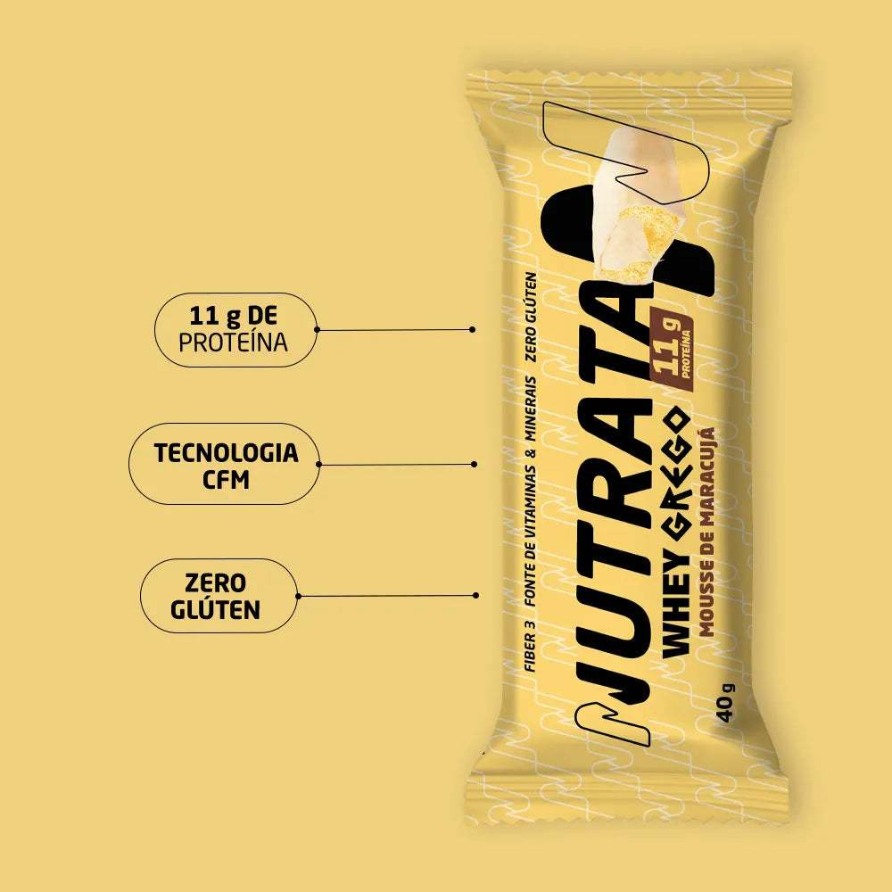 Whey Grego Bar Mousse Maracujá Display 40g