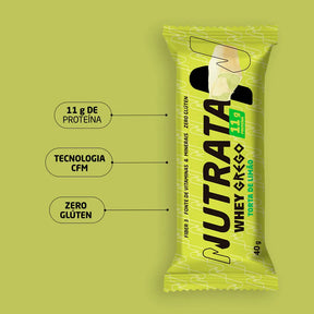 Whey Grego Bar Protein Thisoldie - Nutrata Sabor Torta De Limão 40g